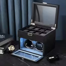 Coffret Remontoir Haut de Gamme - 2 remontoirs et 8 présentoirs