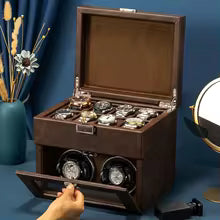 Coffret Remontoir Haut de Gamme - 2 remontoirs et 8 présentoirs